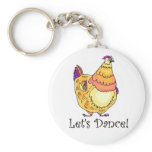 Chicken Dance Key Chains