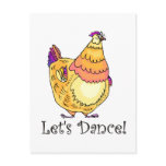 Chicken Dance Post Card