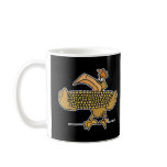 chicken eating corn mug