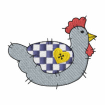 Chicken Embroidered Polo Shirt