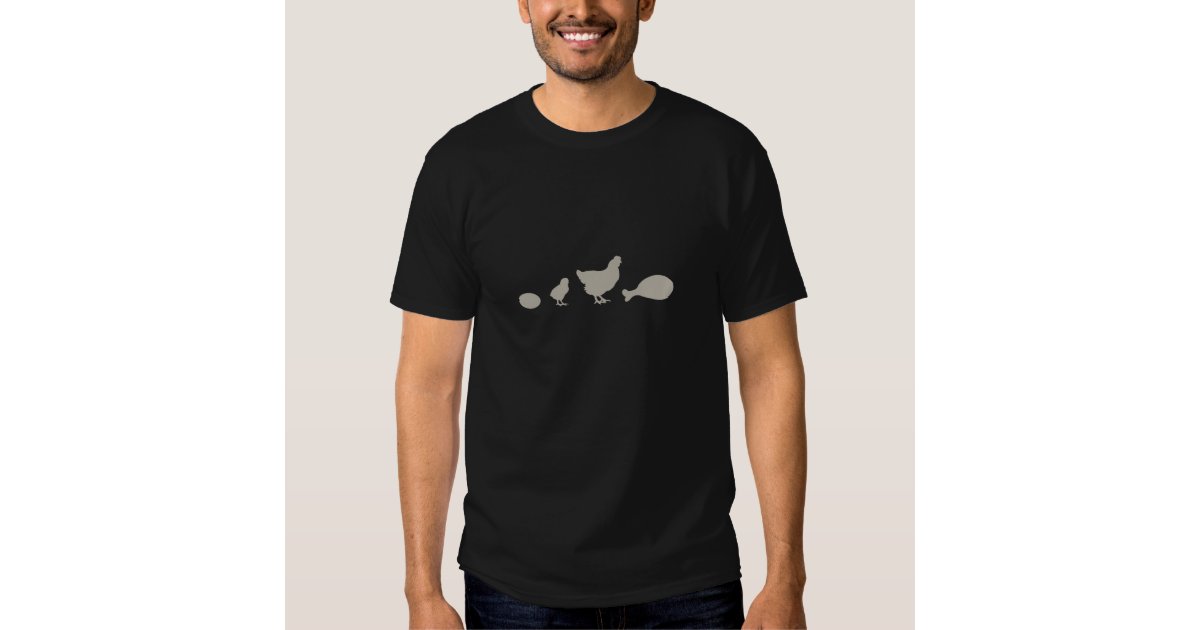 chicken evolution t shirt