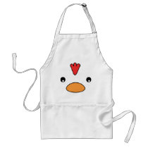 Chicken Face Apron