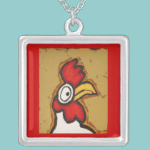 chicken face necklace necklaces