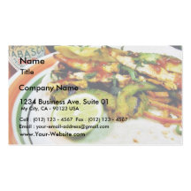 Chicken Fajitas Limes Business Card Templates