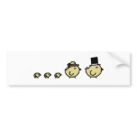 Chicken Family Bumper Stickers