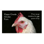 Chicken farm business card business cards