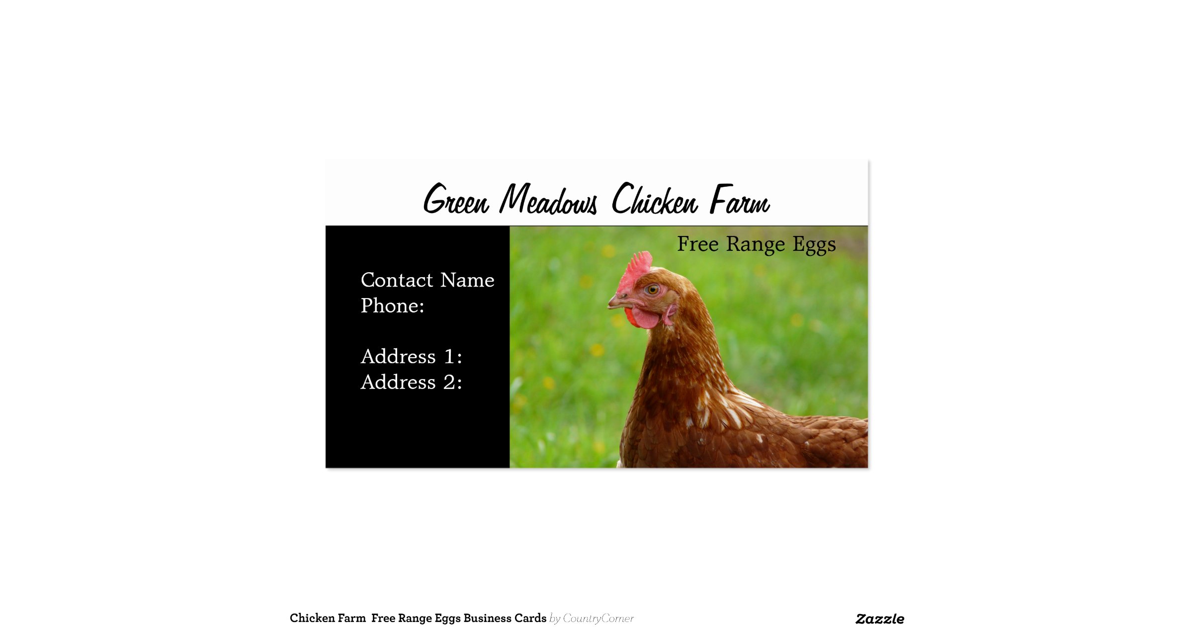 chicken_farm_free_range_eggs_business_cards