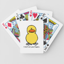 Chicken Fingers - Vegetarian Playing Cards