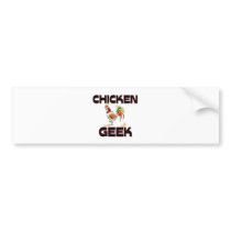 Chicken Geek bumper stickers