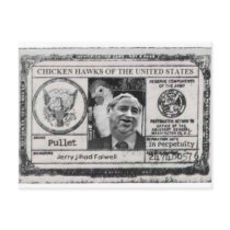Chicken Hawk Cards of the United States post card postcards