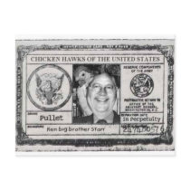 Chicken Hawk Cards of the United States post card postcards