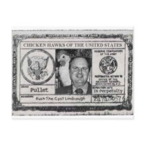 Chicken Hawk Cards of the United States post card postcards