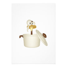 Chicken In Soup Invitation