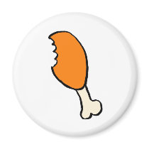 Chicken leg magnet
