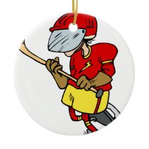 Chicken Leg Player Christmas Ornaments