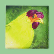 Chicken Magnet - "Spring Chicken"