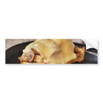 Chicken Marsala On Garlic Toast With Cheese bumper stickers