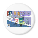Chicken Maternity Ward Funny Cartoon Gifts & Tees magnets