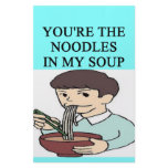 chicken noodle soup lover stationery paper