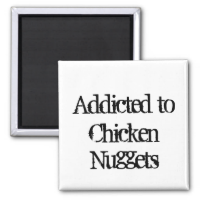 Chicken Nuggets Fridge Magnets