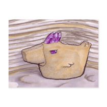 Chicken of Stone postcard