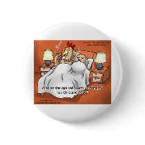 Chicken Or Egg Came 1st? Funny Gifts & Tees Pinback Button