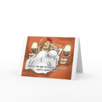 Chicken Or Egg Came 1st? Funny Gifts & Tees Card