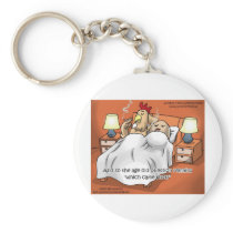 Chicken Or Egg Came 1st? Funny Gifts & Tees Keychains