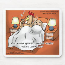 Chicken Or Egg Came 1st? Funny Gifts & Tees Mousepad
