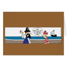 Chicken Pirate Card