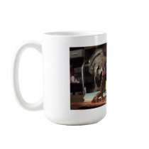 Chicken Playing a Jug Mug