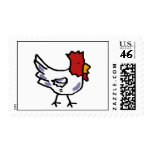 chicken postage stamp