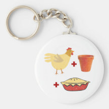 Chicken Pot Pie Keychain