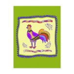 Chicken Quilt Post Card