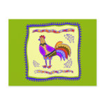Chicken Quilt Postcard