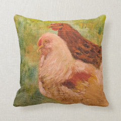 Chicken/Rooster Fine Art American MoJo Pillow