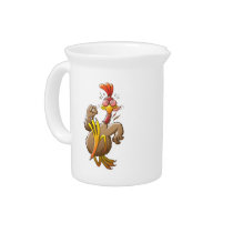 Chicken Running for his Life pitchers