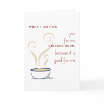 Chicken Soup Valentine Greeting Cards