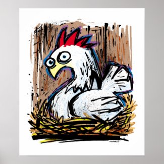 Chicken Surprize! print