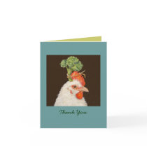 Chicken Thank you card