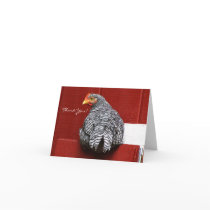 Chicken Turn Around Card