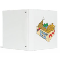 chicken value meal in a box 3 ring binder