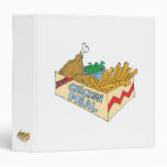 chicken value meal in a box vinyl binder