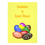 Chicken with Easter Eggs #1 Invitation