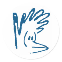 Chickenman Sticker by esbitt Chickenman Sticker