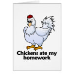 Chickens ate my homework cards
