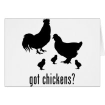 Chickens Greeting Card