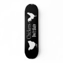 Chickens don't Skate skateboards