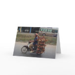 Chickens on Motorbike-Vietnam Card