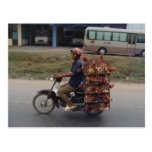 Chickens on Motorbike-Vietnam Postcards